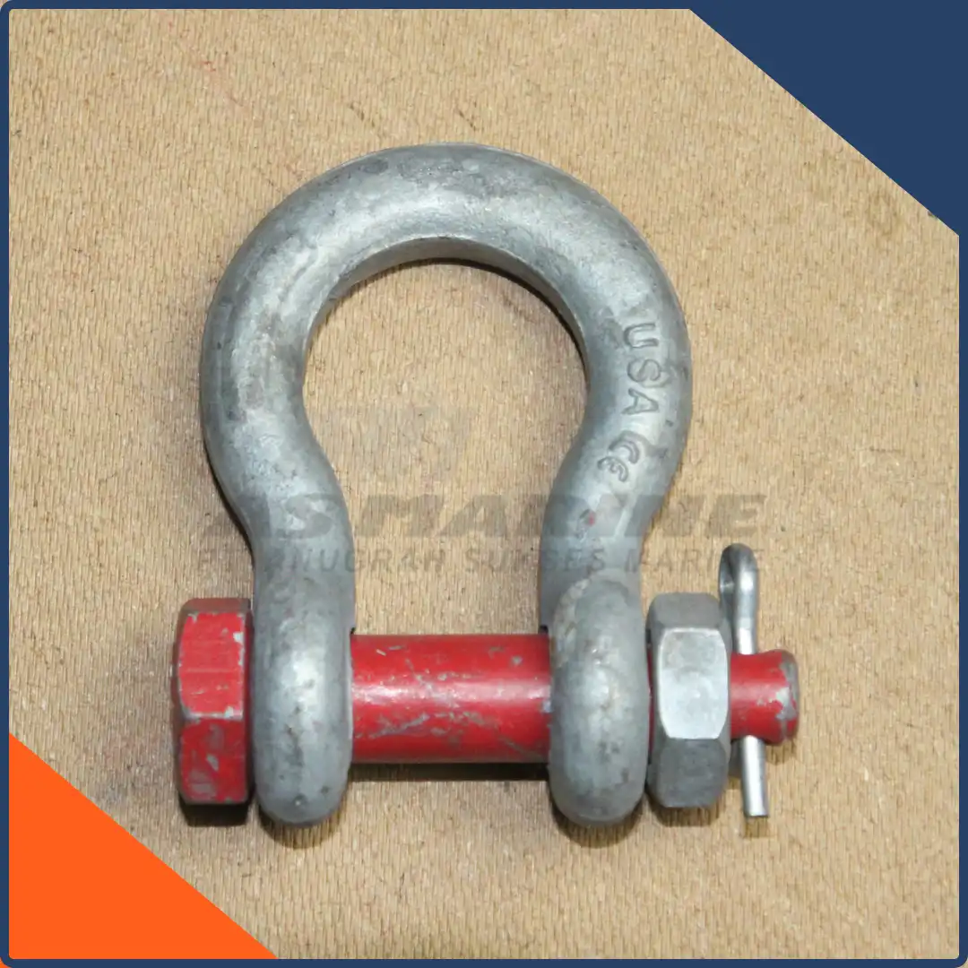 Crosby USA Bow Shackle / Segel Omega G2130 Bolt & Nut 5/8 Inch 3.25 Ton